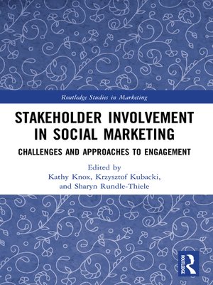 cover image of Stakeholder Involvement in Social Marketing
